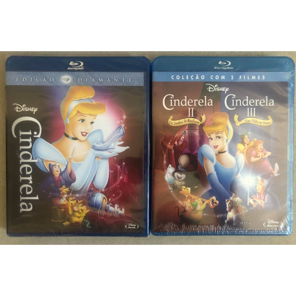 BLU RAY COLECAO CINDERELA (NOVO LACRADO)