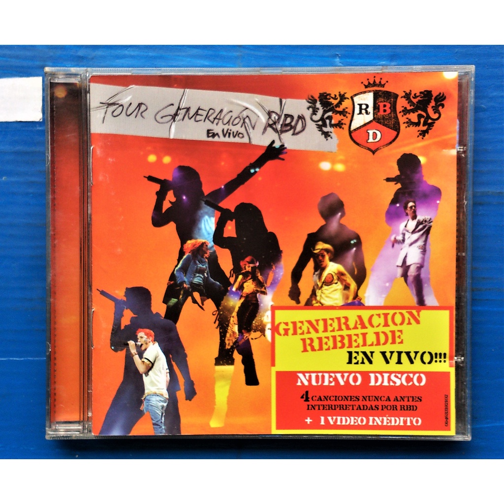 Cd Rbd - Tour Generacion RBD - En Vivo - 2005 - Rebeldes | Shopee Brasil