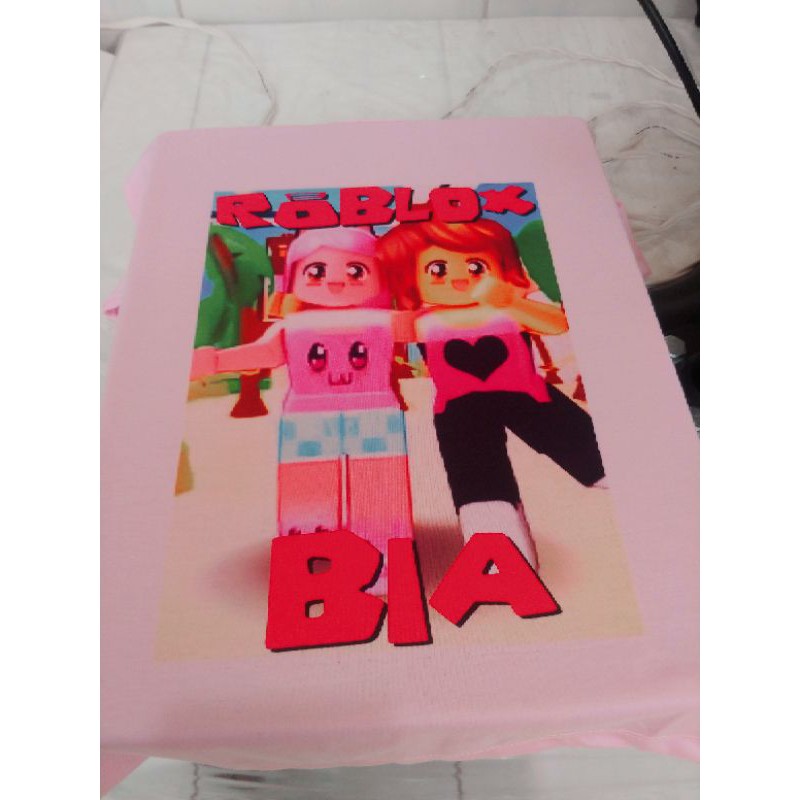 Camiseta Infantil Personalizada Com Nome Vitoria Mineblox Roblox Jogos Beecost - vitória mineblox jogando roblox