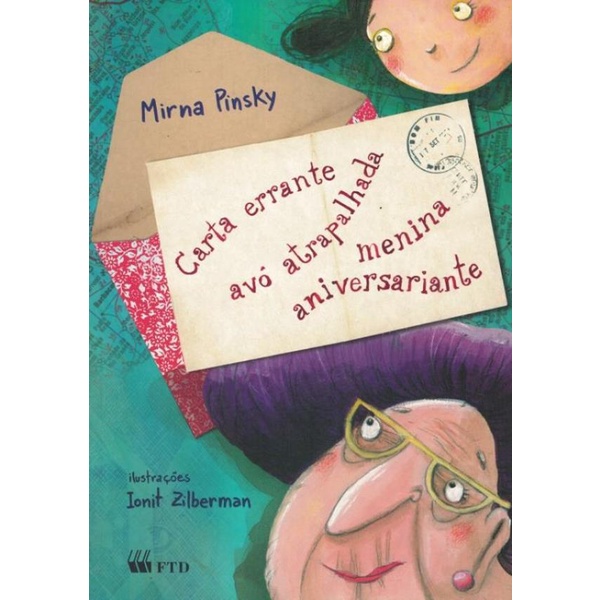 Livro - Carta Errante, Avo Atrapalhada, Menina Aniversariante em Oferta na Shopee