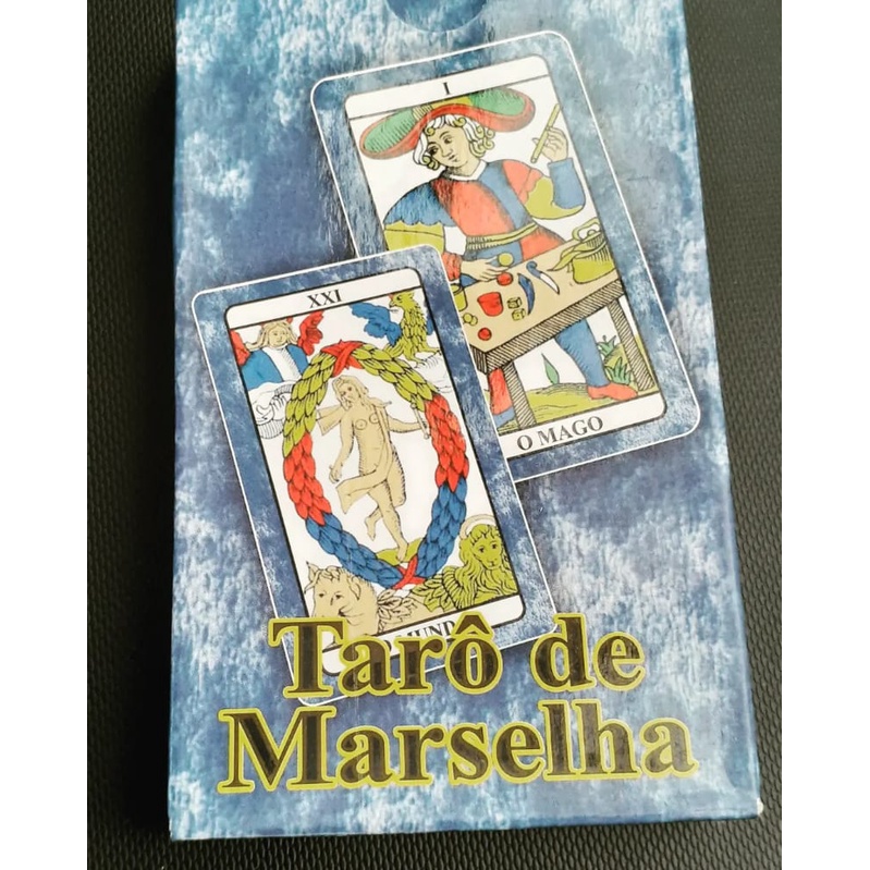 Tarot de Marselha 22 Cartas Estudo Baralho | Shopee Brasil