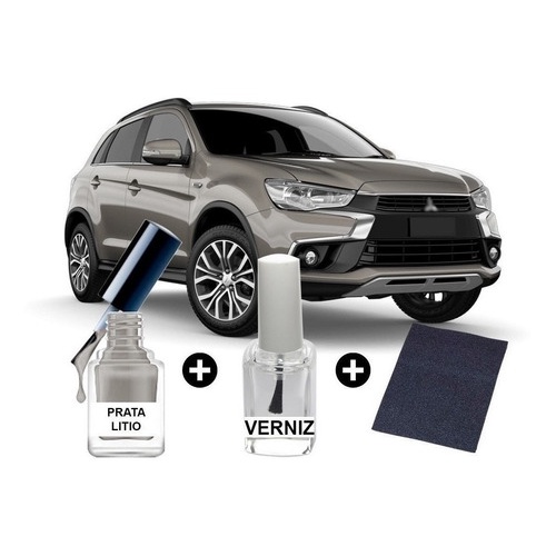 Tinta Tira Risco Automotiva Asx Prata Litio 2020 2021 2019