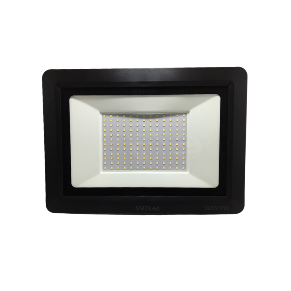 Refletor Holofote Smd Led Slim 200W Branco Frio Bivolt