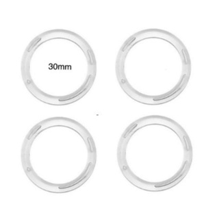 100 (unidade) Argola Acrilica 3cm Para Porta Guardanapo - Artesanato-melhor Preço