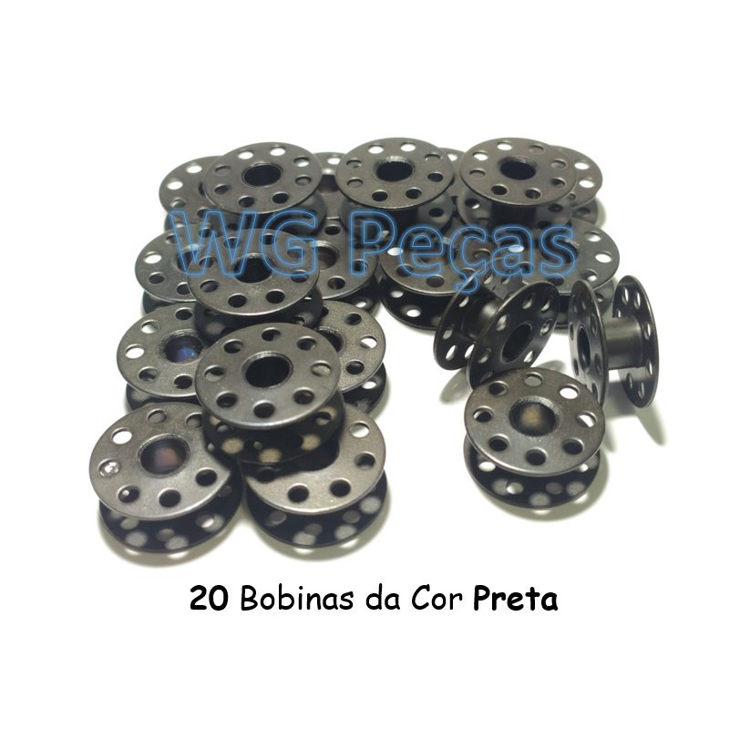 Bobina Carretilha de Metal Baixa para Maquina Industrial 20 Peças