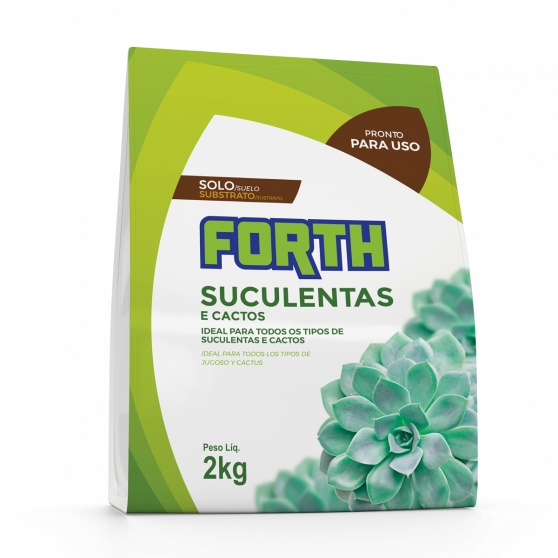 Forth Substrato Suculentas e Cactos 2 kg
