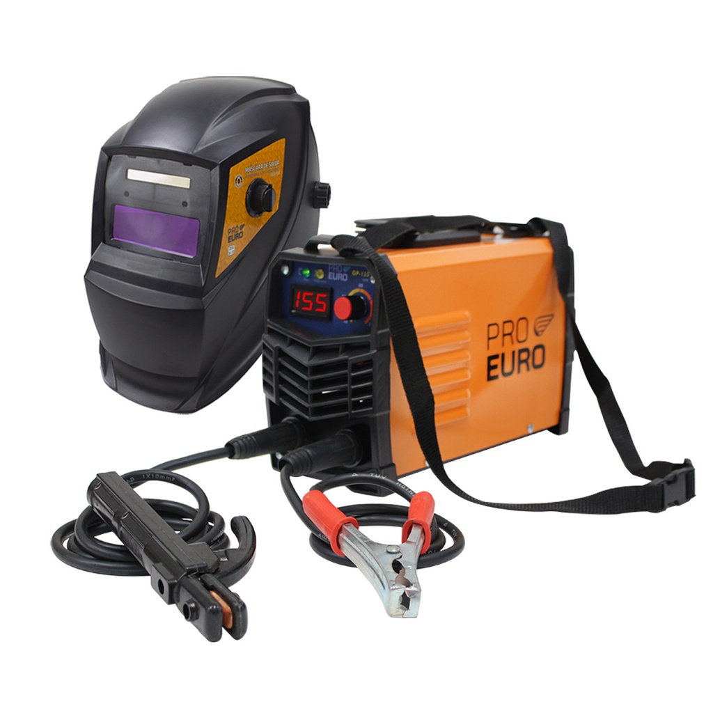Máquina Solda 155a 127v (110v) + Máscara Reg Automática - Home & Living