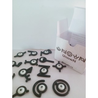 Pokemon unite Unown figura imã magnético PC gamer geladeira armário gabinete porta quadro - caixa com 14 unidades em Oferta na Shopee