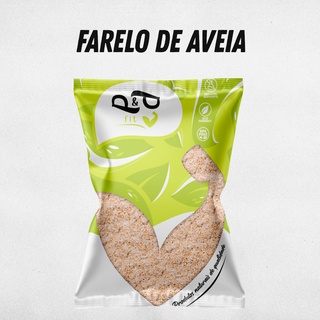 Farelo de Aveia 500g- Fonte de Fibras Vegano Alta Qualidade