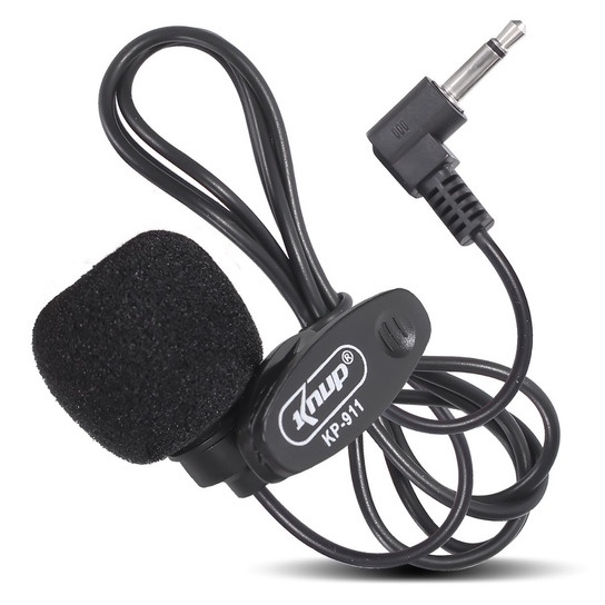 Microfone De Lapela Knup Kp 911 Profissional Para Gravação Vídeos