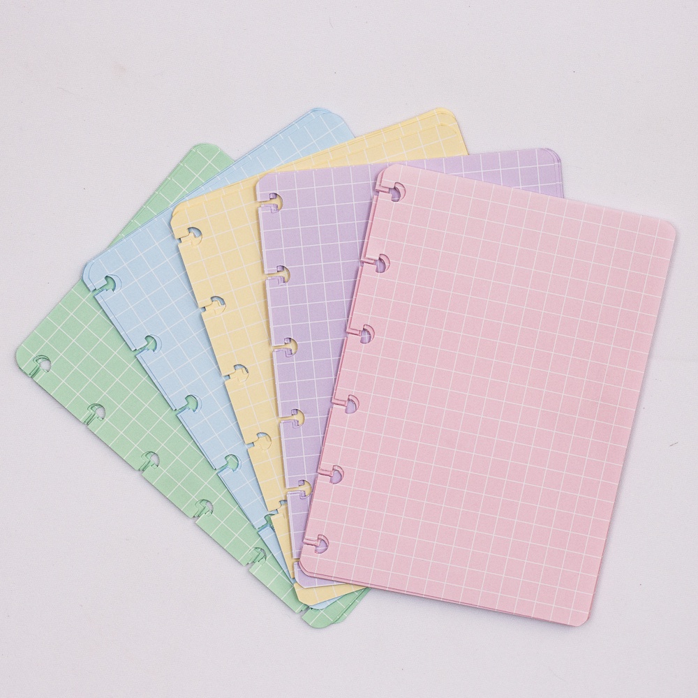 Refil colorido caderno de discos bloquinho notes em Oferta na Shopee