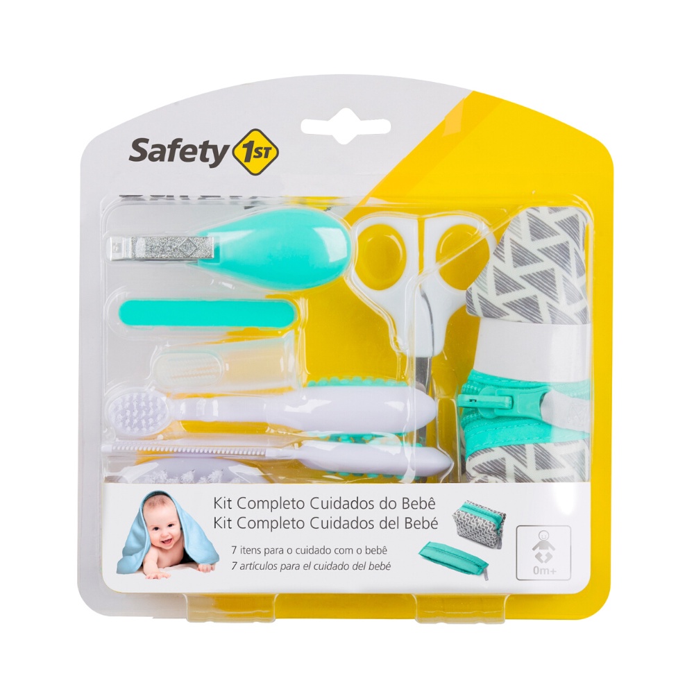 Kit Completo Cuidados de Bebê - Safety 1st Verde 7 Itens 0m+