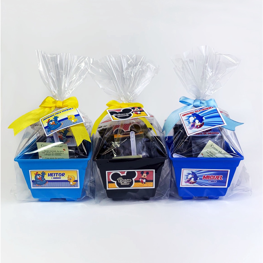 Kit 20 Cachepô Vasinho Ecológico Infantil em Oferta na Shopee