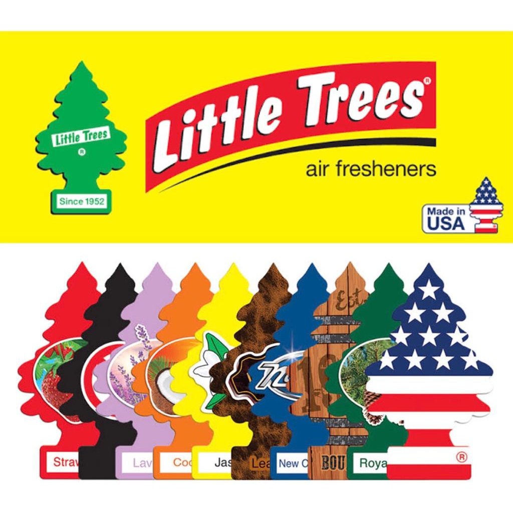 Aromatizante Little Trees - Cheirinho para carros e ambientes