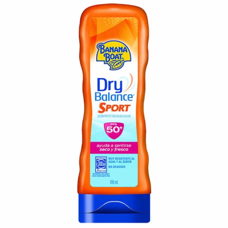 Protetor Solar Banana Boat Fps50 Dry Balance Sport 180ml