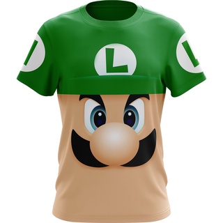 Camiseta Camisa MARIO BROS. LUIGI - ADULTO
