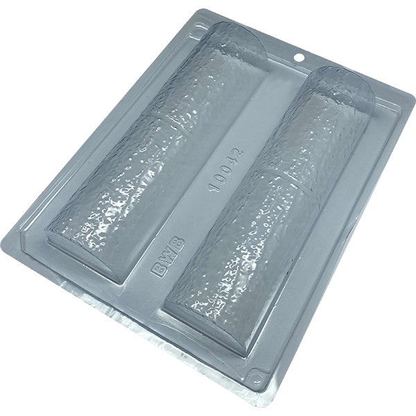 forma silicone bwb p/chocolate (3partes) cod 10042 - Cilindro Textura Tronco - Home & Living