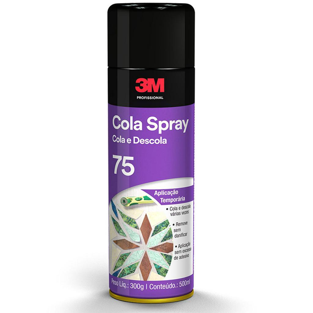 Cola Spray 75 Cola e Descola 300g 3M Aplicação Temporária Adesivo em Oferta na Shopee
