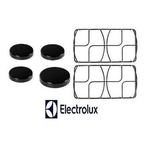 Kit 2 Grelhas + Espalhador Peças Para Fogão Electrolux 52sm ORIGINAL
