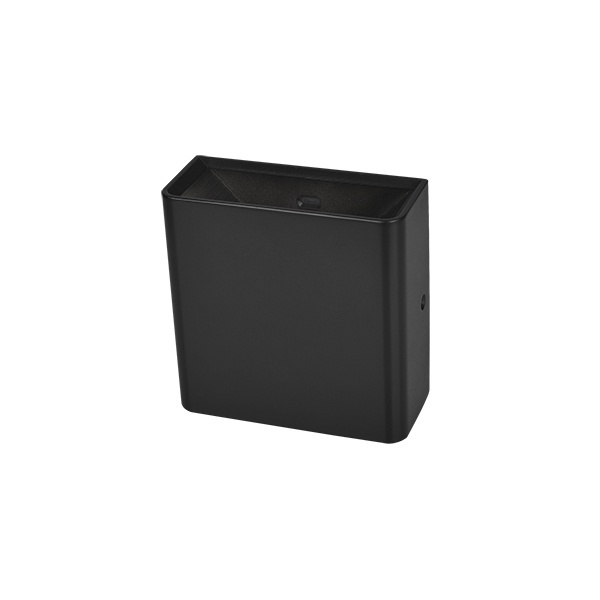 Arandela LED Blumenau Clean - Preta | 3W / IP65 / 3000K / 140lm