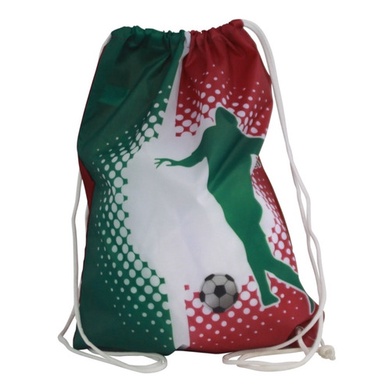 Mochila Sacochila Esportiva Modelos Vermelho, Verde E Branco