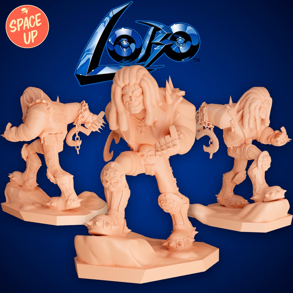 Miniaturas de RPG Lobo Super Heroi DC Comics Para Pintura e Board Game D&D Dungeons and Dragons