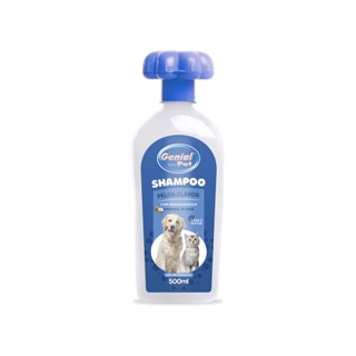 Shampoo Cães e Gatos Pelos Claros - Genial Pet Shampoo Clareador Cachorro e Gato em Oferta na Shopee