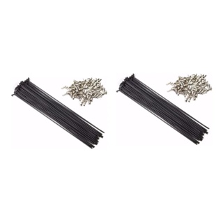 Raio Preto Aço 288mm 2.0 Fina P/ Aro 29 Par 72 Raios em Oferta na Shopee