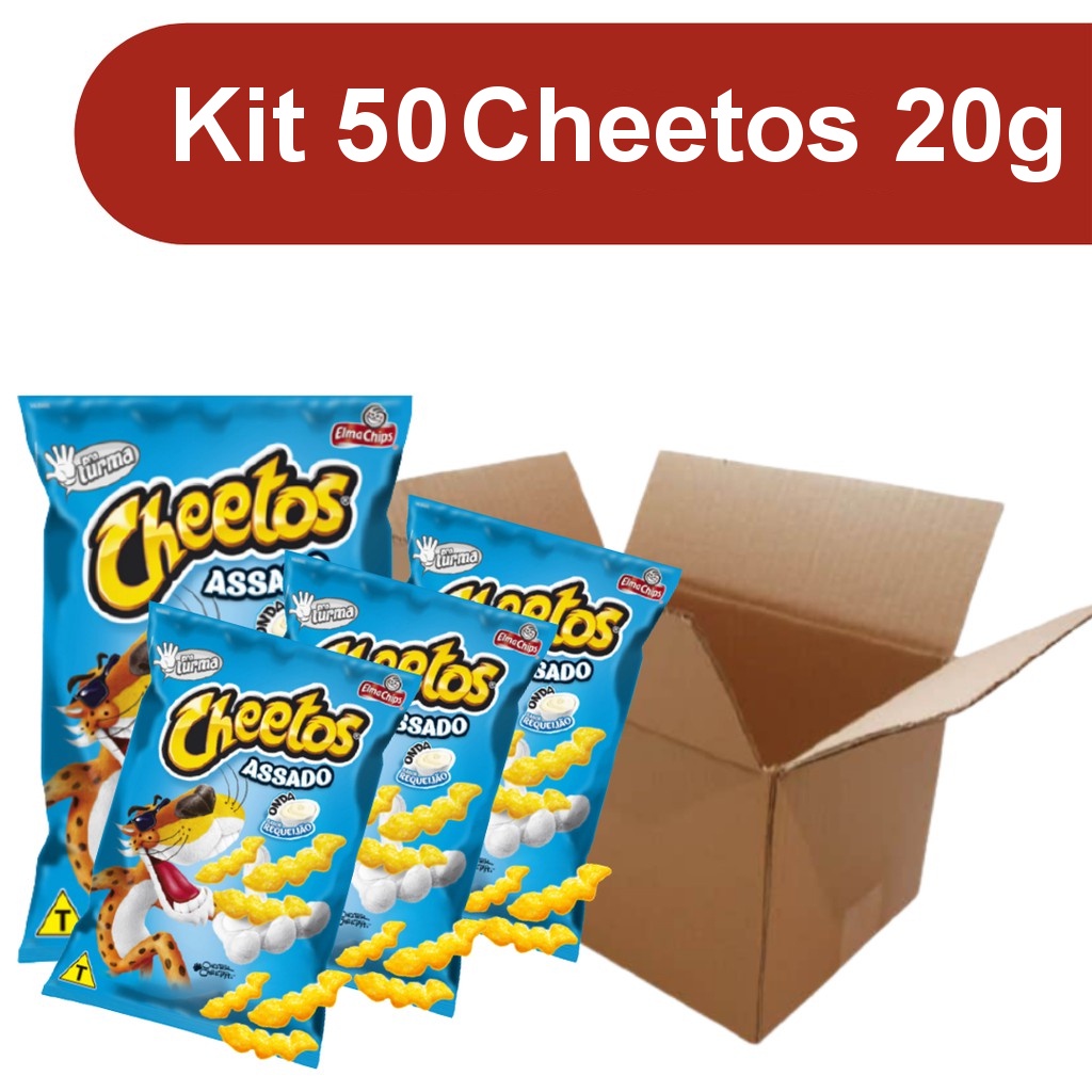 Kit 50 pacotes de Salgadinhos Cheetos 20G - Agora com menor preço da Shopee! em Oferta na Shopee