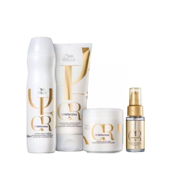 Kit Wella Professionals Oil Reflections Home Care Oil 30 (4 produtos)