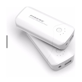 Carregador Portátil Power Bank Pineng 5000Mah - Branco