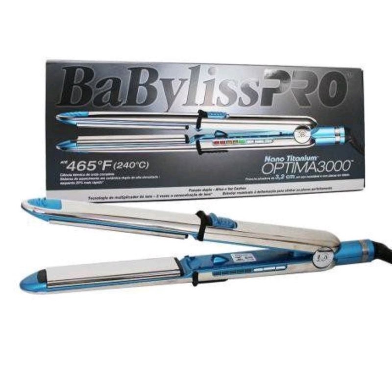 Chapinha Babyliss Pro Nano Titanium 465°F Optima 3000 Bivolt (qualidade garantida produto importado)