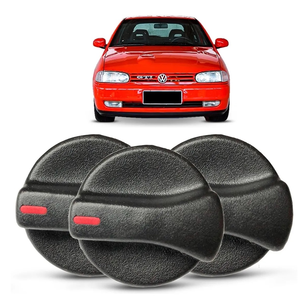 Botão Do Ar Gol Parati Saveiro Bola G2 Led Laranja (Ap02) em Oferta na Shopee