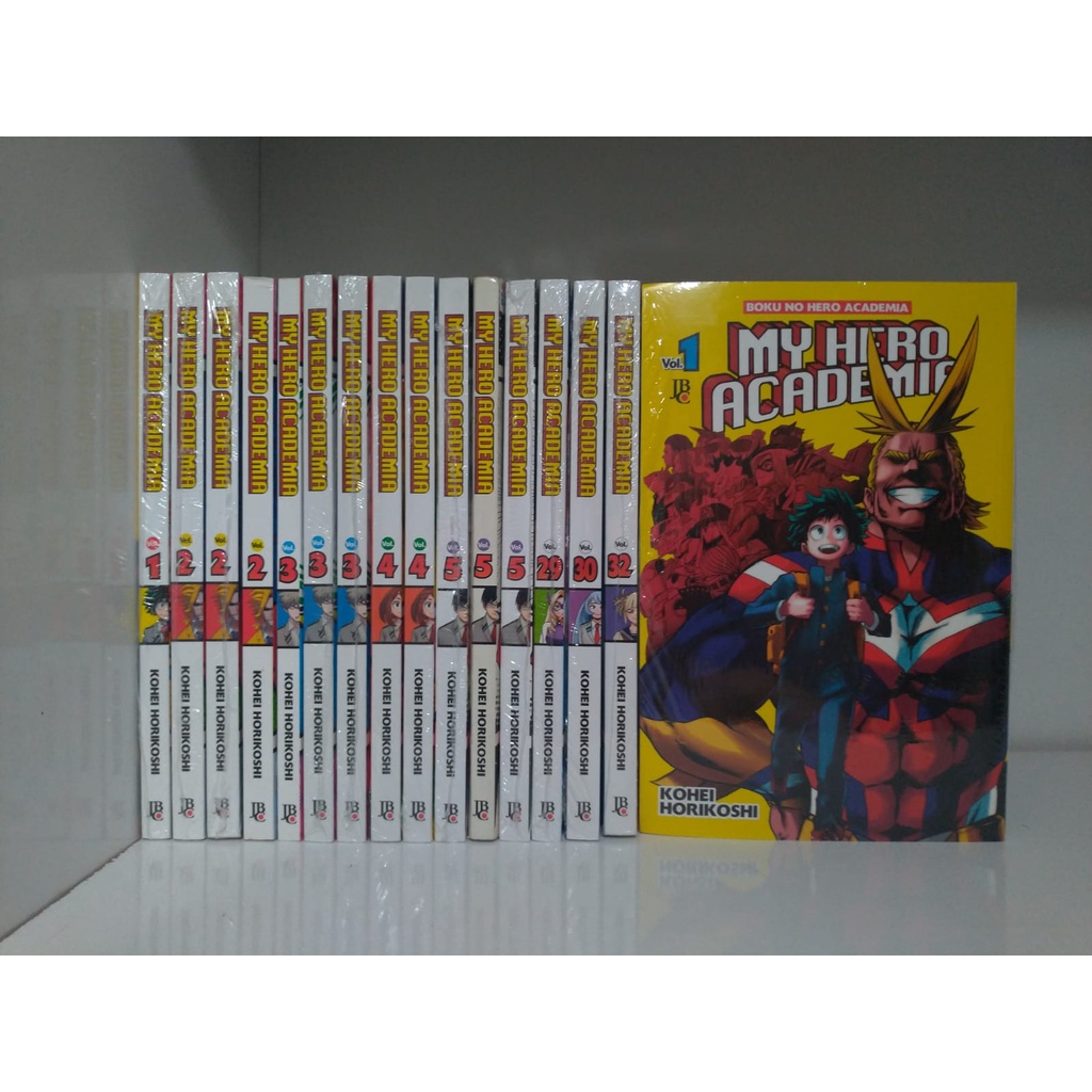 coleção de Mangás My Hero Academia Boku no Hero