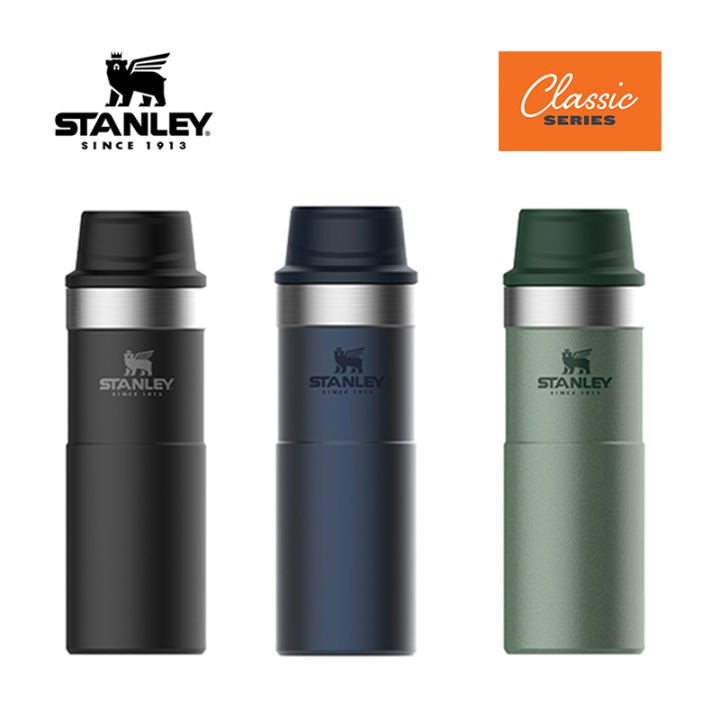 Garrafa Térmica 473ml Stanley grande Ótimo para Academia e Esporte Garrafa com tampa abre fecha fácil Pratica e higiênica copo Stanley Travel Mug