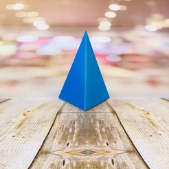 8 caixa cone pirâmide lembrancinha festas doces cores e temas AZUL 77.5