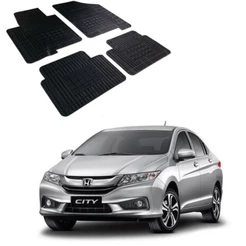 Jogo 4 Pecas Tapete Automotivo Especifico Honda City 100% Borracha Borcol