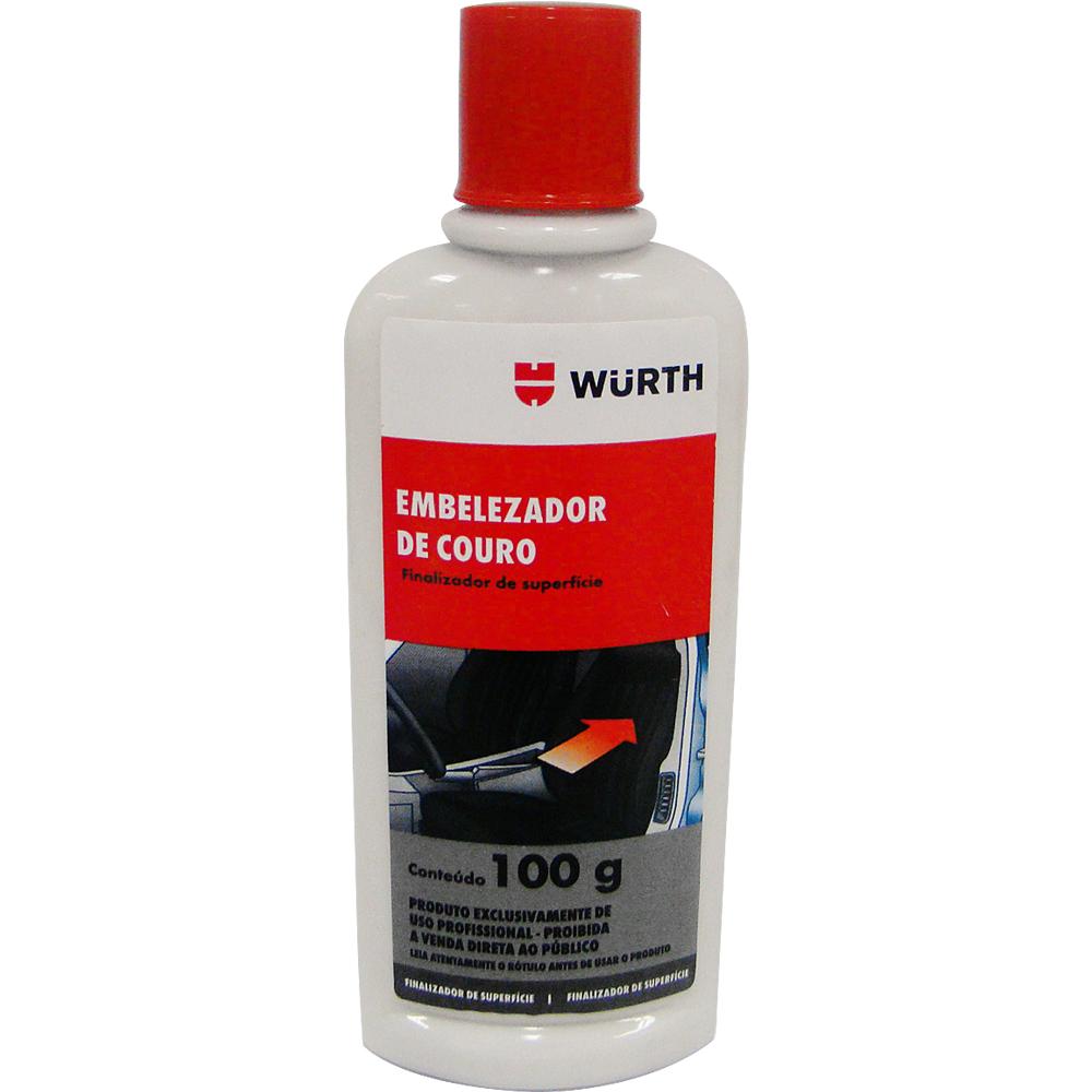 Limpeza Automotiva Hidratante Embelezador Banco De Couro Wurth 100g