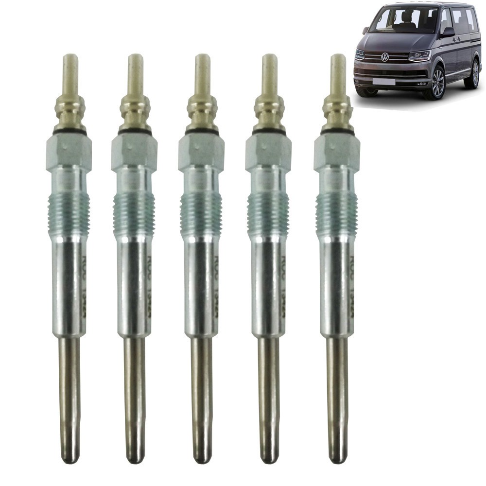 Vela Aquecedora Vw Caravelle 2.4 10v 98 99 00 Diesel 5 Pecas