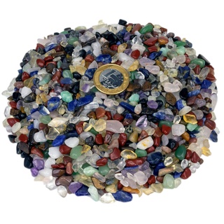 200g Cascalho Miúdo De Cristal Pedra Rolada Natural Sortida Mista