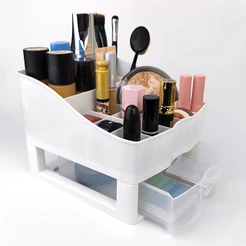Organizador de Cosméticos e Maquiagem com 1 Gaveta Nitron Casa e Escritório Prático e Funcional