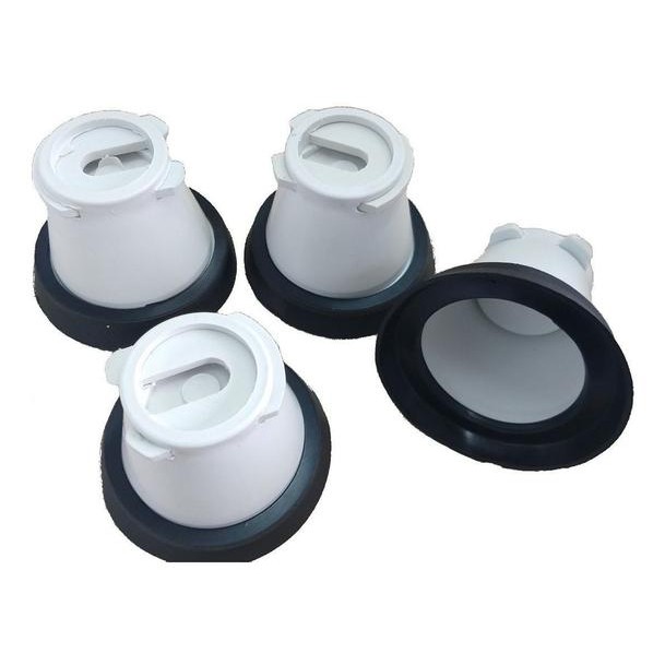 Kit Pe Nivelador compatível Lavadora Brastemp Antiga C/ Trava