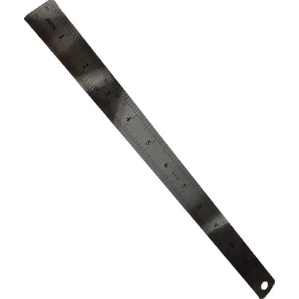 REGUA ACO INOX REFORÇADA PRO 60CM PARABONI