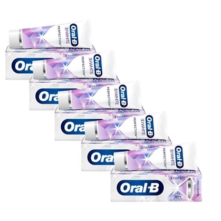 Kit 5 Pasta De Dentes Oral-b 3d White Perfection Em Creme 102G