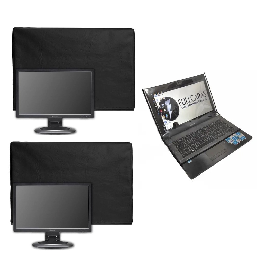 Capa para Monitor PHILIPS 53x34X6 e ACER 63X39X8 e Notebook AVELL 41X30X4 17,3 polegadas