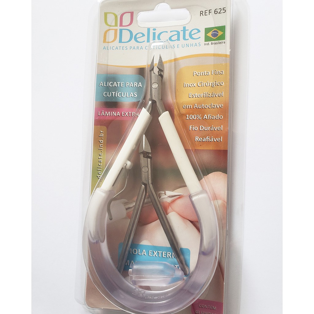 Alicate de Cutícula com Lâmina Extra 625 Delicate Amolado