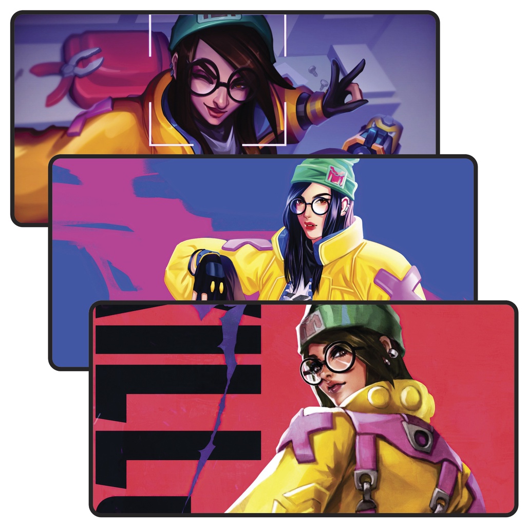 Mouse Pad Gamer Speed Extra Grande 100x50 Killijoy Valorant Várias