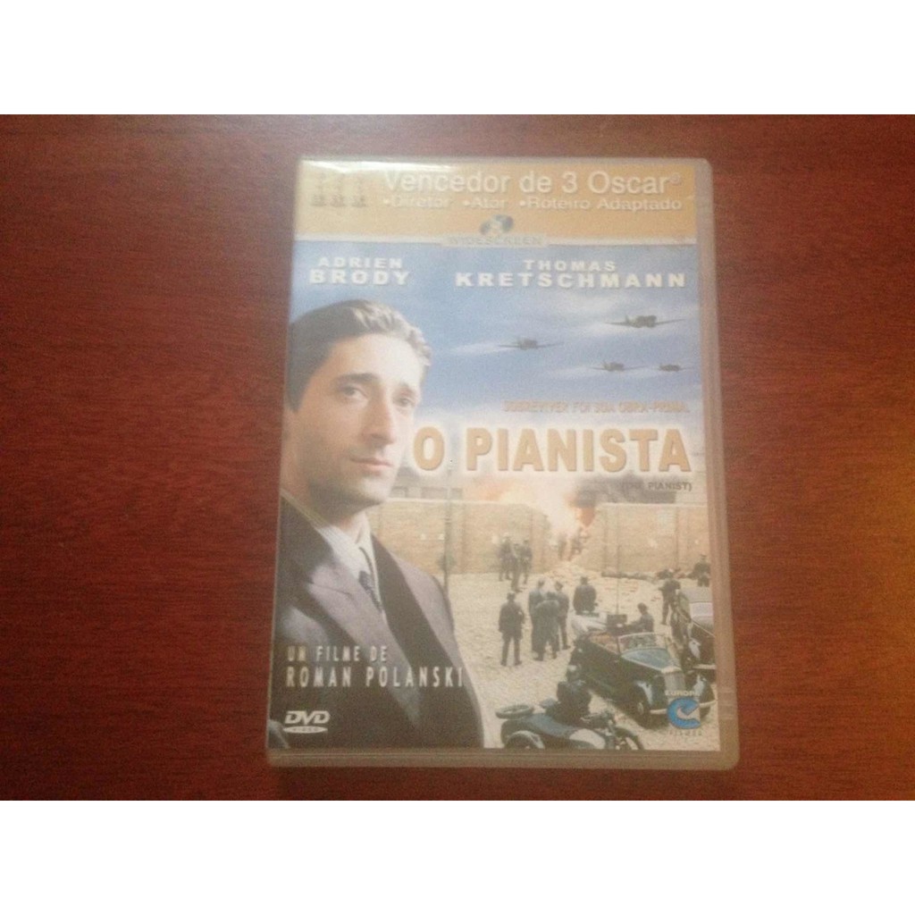 Dvd O Pianista Adrien Brody Bom Estado