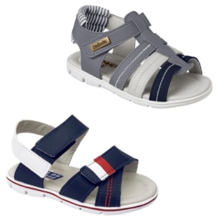 Kit 2 Pares Sandalia Infantil Masculina Macia Papete Bebê Menino em Oferta na Shopee