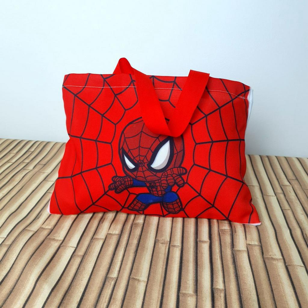 Sacolinhas Eco Bag 28x19cm Homem Aranha  Festa Aniversário Lembrancinha Saquinho Infantil em Oferta na Shopee
